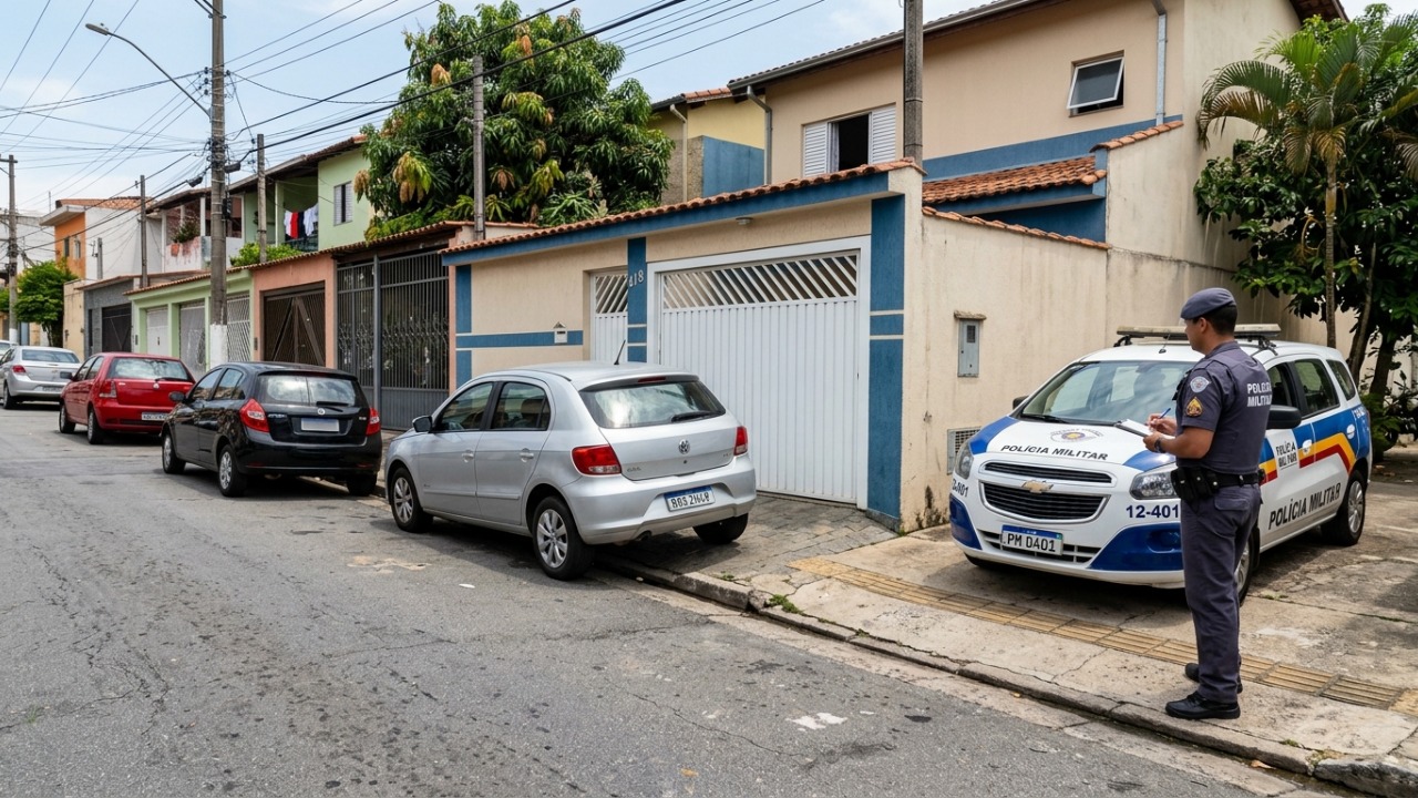 Morador estaciona em frente à própria garagem para facilitar a rotina do dia a dia, mas uma regra de trânsito acaba gerando discussão e multa inesperada