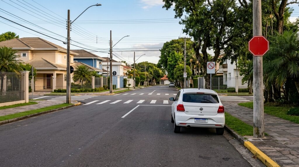 Uma atitude recorrente ao estacionar pode gerar multa de R$ 293 e 7 pontos na CNH por deixar o carro em uma esquina a menos de cinco metros da via transversal