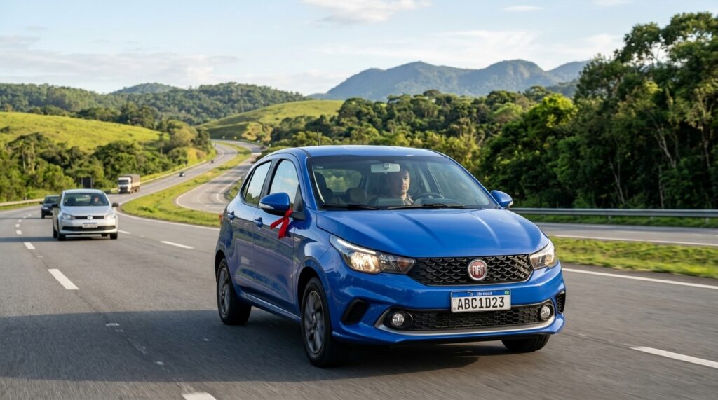 O que significa encontrar uma fita vermelha amarrada no retrovisor de um carro na estrada?