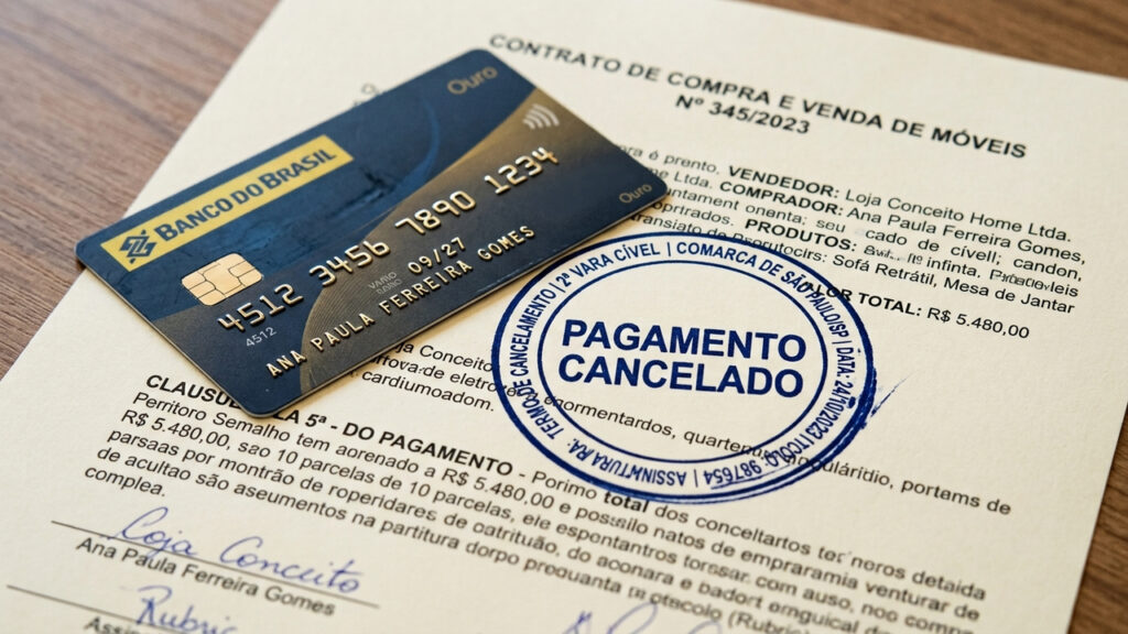 Consumidor paga R$ 5 mil em móveis planejados, loja fecha as portas e Justiça obriga operadora de cartão a cancelar parcelas futuras