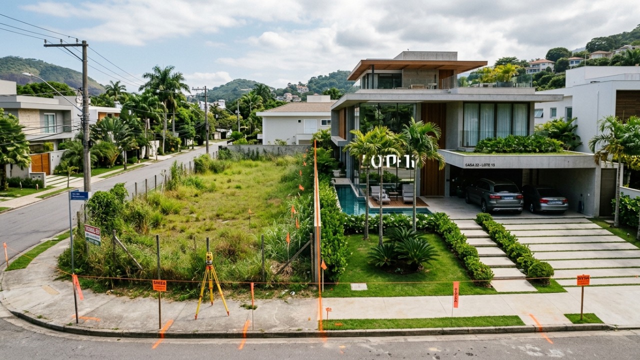 Homem constrói casa de R$ 1,2 milhão no terreno errado e descobre que ele pode ficar com o terreno em determinadas condições