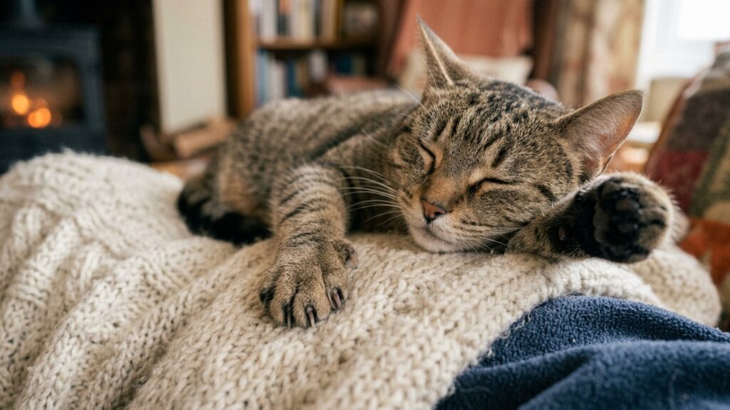 Gato “amassando pão” no colo do tutor não está apenas brincando: biólogos explicam o que esse hábito revela sobre infância, relaxamento e afeto