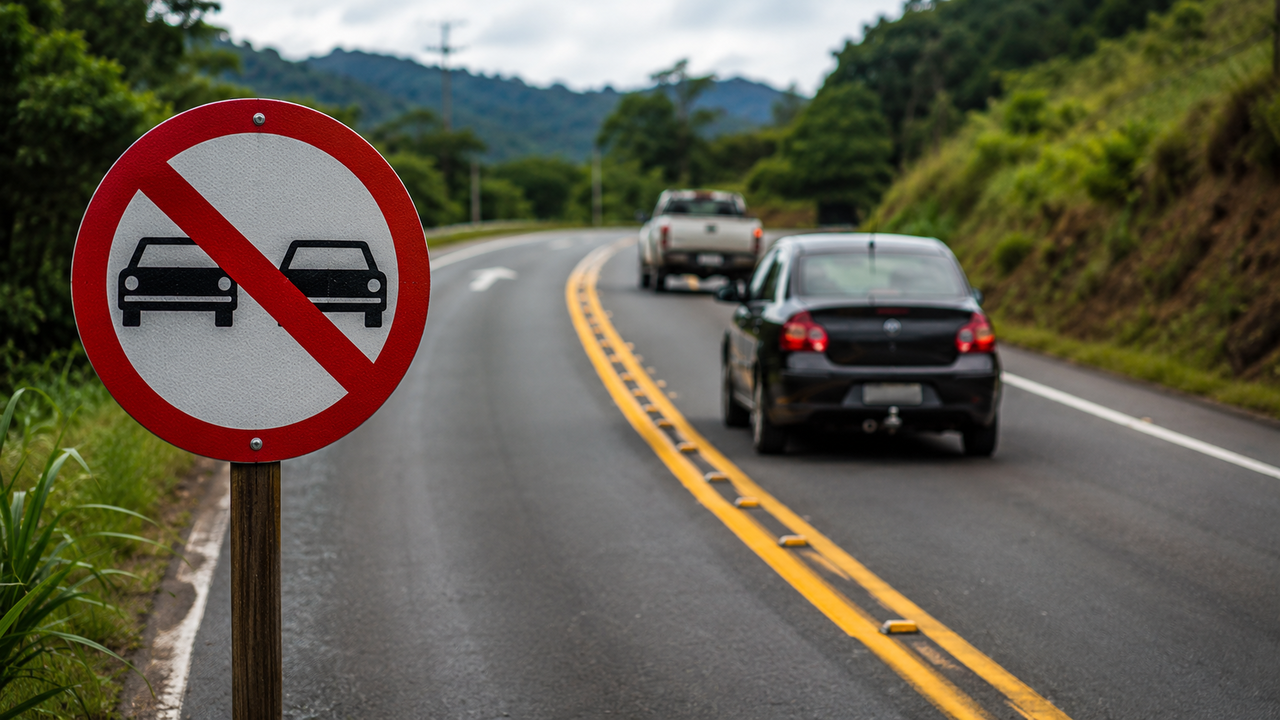 Regra nas rodovias: uma atitude comum ao volante pode gerar multa de R$ 1.467 e 7 pontos na CNH