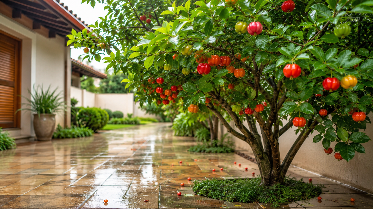 A árvore ideal para plantar perto da casa no período de chuva sem deixar o piso cheio de folhas e frutos