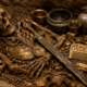 Túmulo de um guerreiro de 3.500 anos na Grécia surpreendeu com mais de 1.400 objetos de ouro, armas e joias
