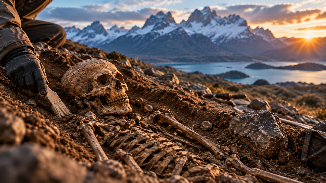 Um enterramento de 10.800 anos encontrado na Patagônia revelou dados sobre os primeiros habitantes da América do Sul e suas antigas migrações pelo continente