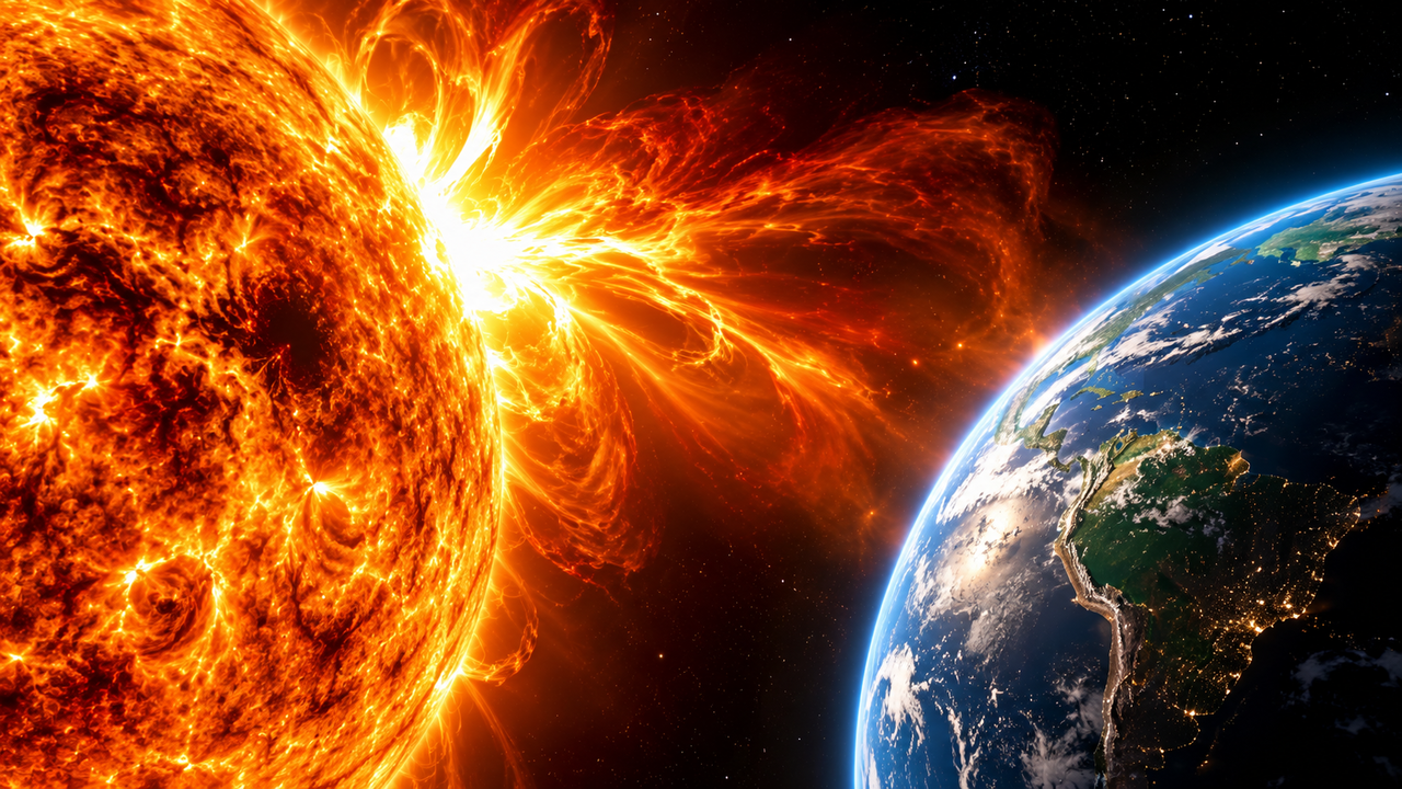 Um poderoso clarão solar pode liberar enorme quantidade de energia em cerca de 30 minutos, alterando a ionosfera e afetando comunicações, satélites e outros sistemas tecnológicos