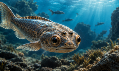 Um peixe que viveu há 518 milhões de anos tinha quatro olhos capazes de formar imagens