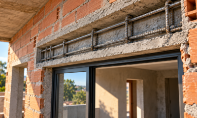 Trincas perto de portas e janelas podem surgir por um detalhe ignorado durante a obra: falta de reforço adequado na alvenaria concentra tensões nesses pontos, enquanto técnicas simples de execução ajudam a evitar fissuras que comprometem o acabamento