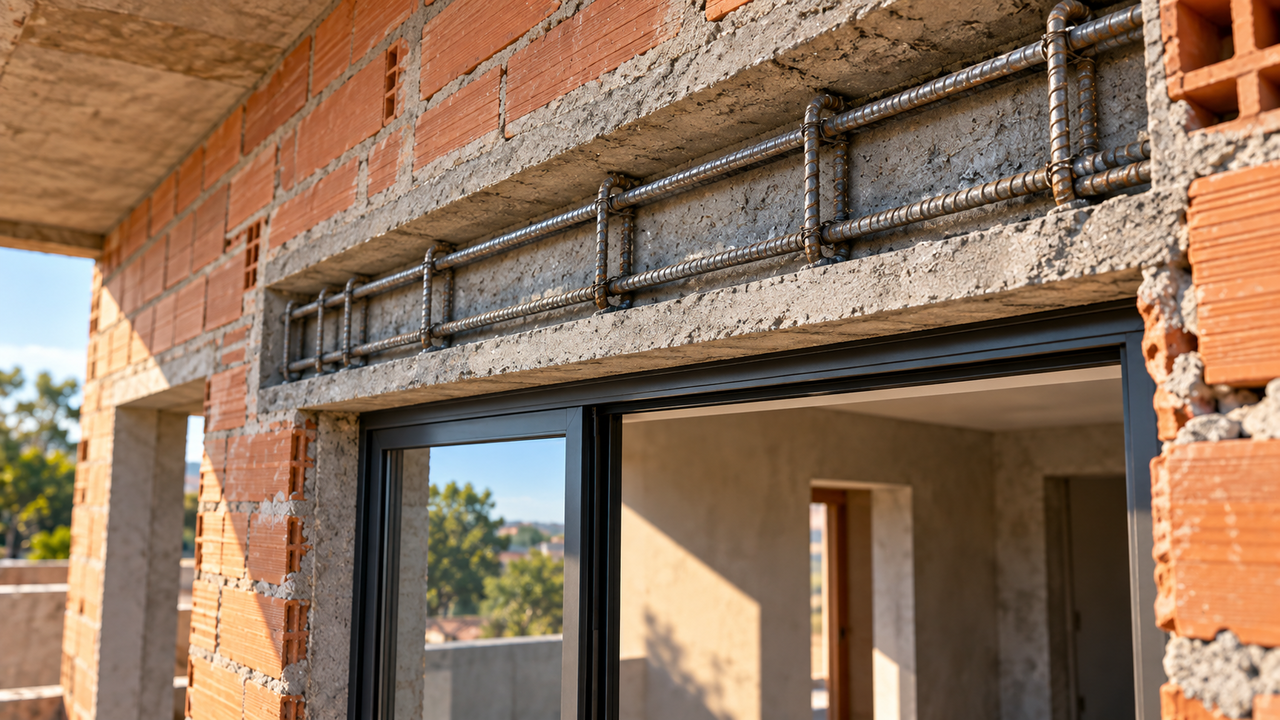 Trincas perto de portas e janelas podem surgir por um detalhe ignorado durante a obra: falta de reforço adequado na alvenaria concentra tensões nesses pontos, enquanto técnicas simples de execução ajudam a evitar fissuras que comprometem o acabamento