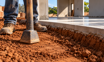 Piso pode afundar por um erro cometido antes mesmo do contrapiso: mestre de obras explica por que compactar o solo é essencial em terrenos com aterro ou material solto e como a etapa ajuda a evitar recalques