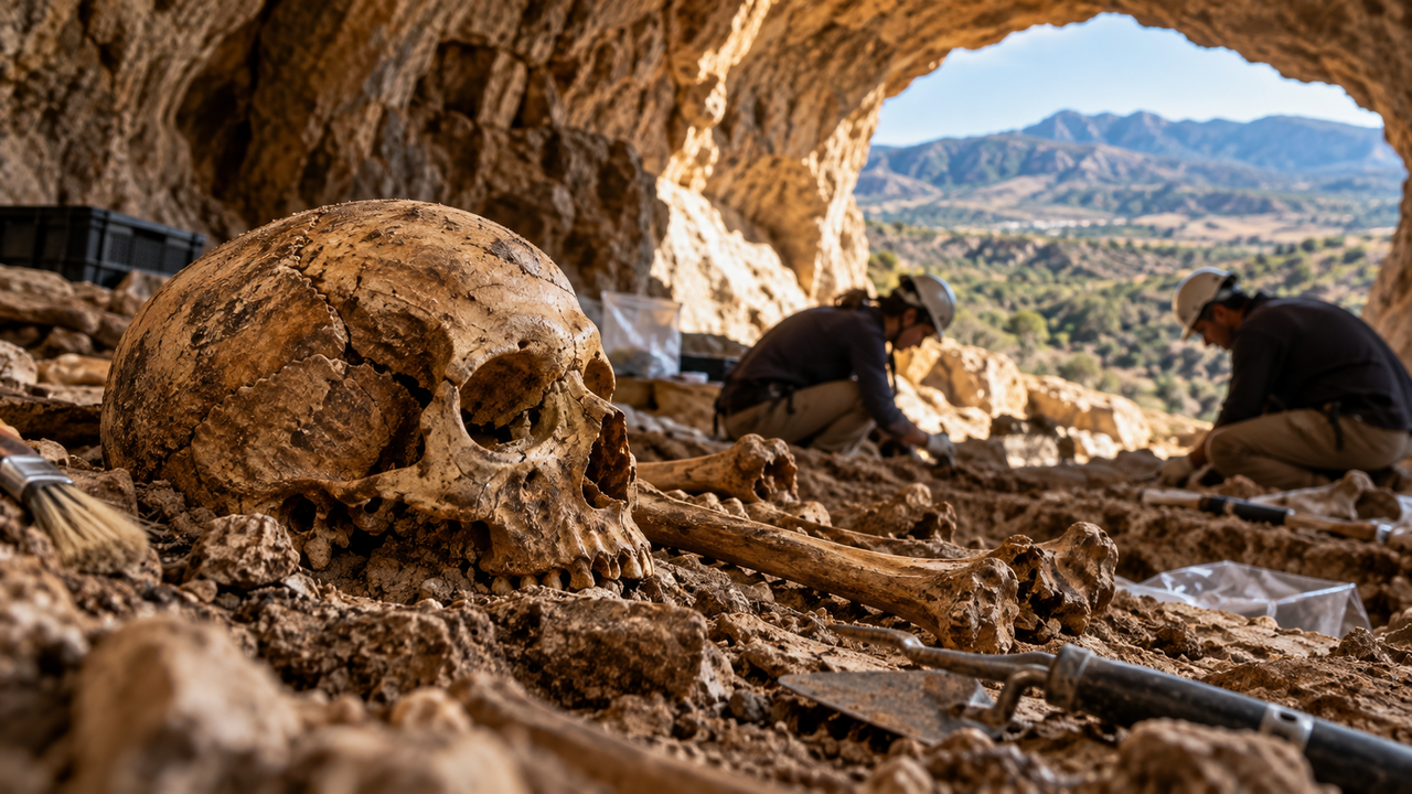 Há 7.000 anos, comunidades de Granada praticavam canibalismo e marcas em ossos revelam como os mortos eram tratados