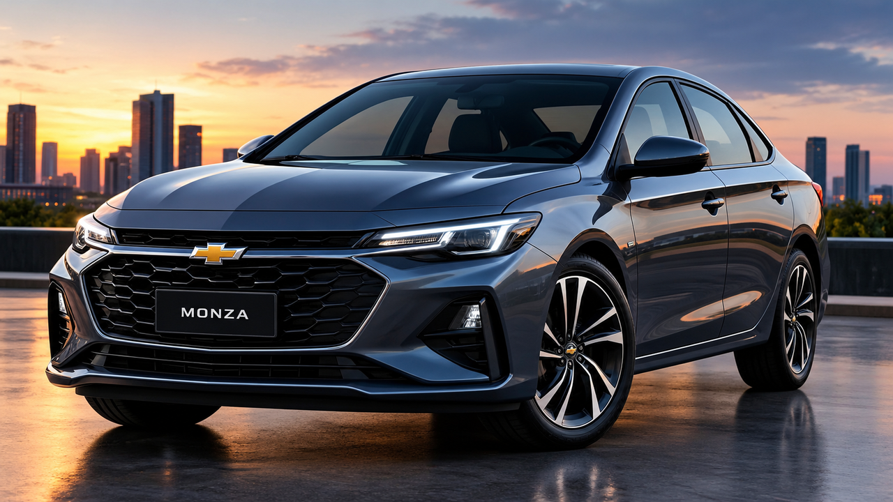 O Chevrolet Monza dos anos 80 está de volta completamente transformado: novo sedã ganha motor híbrido, visual moderno, tecnologia avançada e pode surpreender antigos fãs do modelo