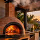 Forno de pizza de alvenaria parece pronto, mas um erro no espaço ao redor pode comprometer a ventilação e encher a área gourmet de fumaça