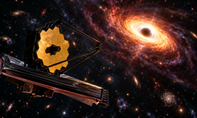 Telescópio espacial encontra estrutura cósmica extremamente rara e revela pista sobre o nascimento dos primeiros buracos negros