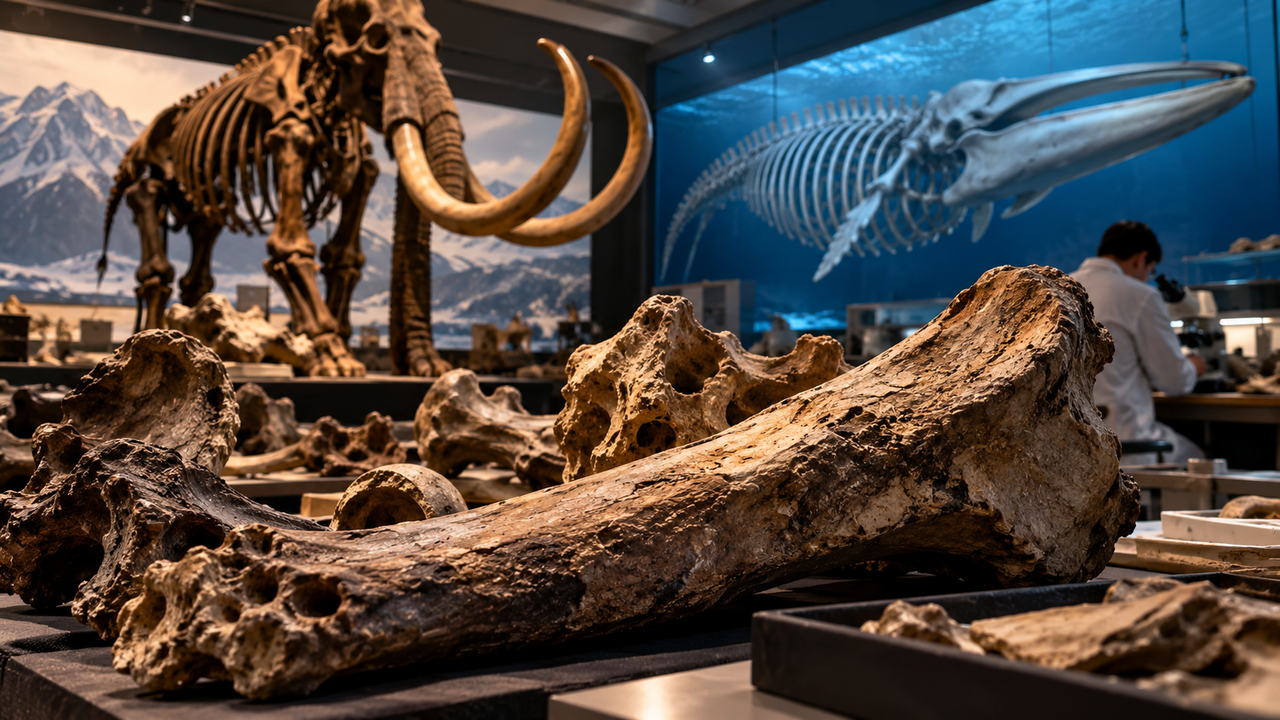 Por 70 anos, cientistas acreditaram que esses ossos eram de mamutes, até um exame moderno revelar a verdadeira origem do material