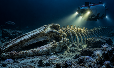Cientistas encontram necrópole de baleias no fundo do Oceano Índico e descobrem fósseis de 5,3 milhões de anos escondidos a 7 mil metros de profundidade