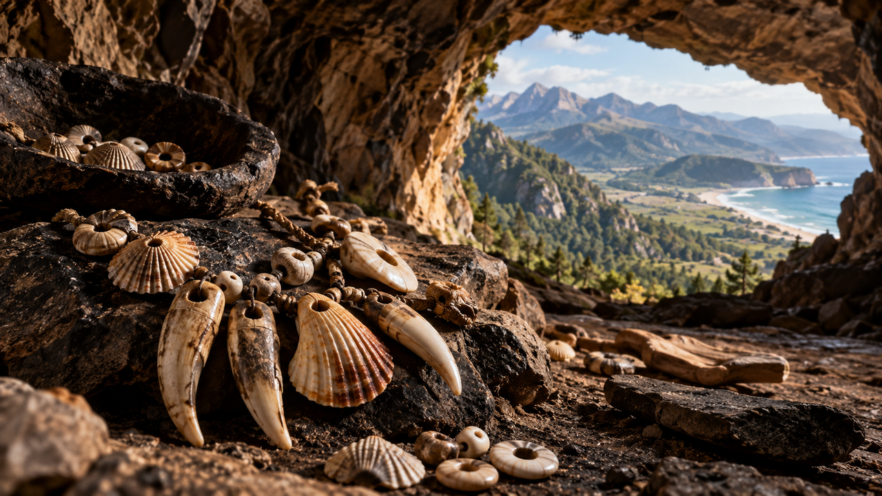 Arqueólogos encontram caverna que guarda 271 adornos de milhares de anos que revelam como antigos grupos humanos construíam sua identidade