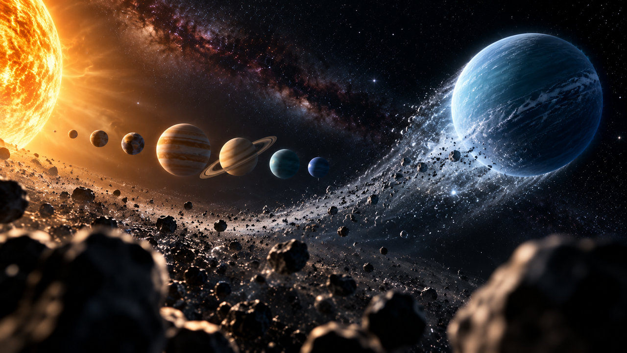 Sistema Solar pode ter expulsado um quinto planeta gigante durante o caos gravitacional que reorganizou as órbitas dos mundos conhecidos