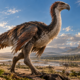 Criatura de 8 metros com penas desafia o que se imaginava sobre dinossauros: fóssil revela um animal gigante com aparência surpreendente