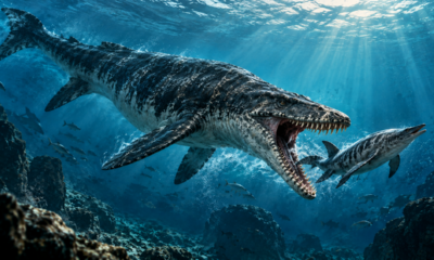Um “T. rex marinho” de 13 metros passou décadas confundido com outra espécie, até que fósseis guardados em um museu revelaram a verdade