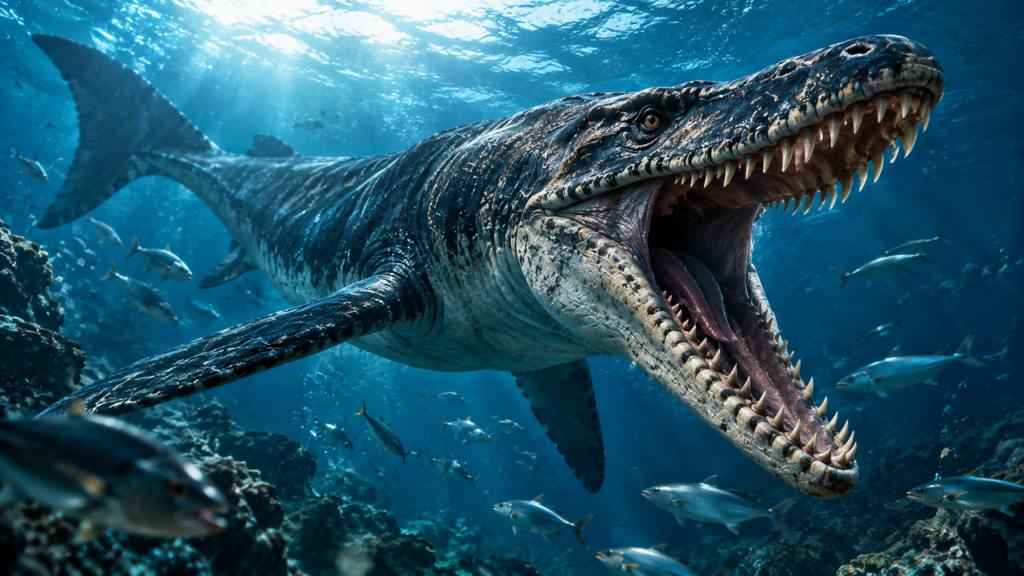 Um “T. rex marinho” de 13 metros passou décadas confundido com outra espécie, até que fósseis guardados em um museu revelaram a verdade