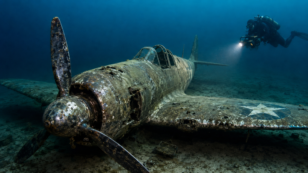 Aviões militares americanos perdidos durante treinamentos na Segunda Guerra Mundial foram encontrados décadas depois e o que os destroços revelaram