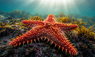 Estudo analisou 296 estrelas-do-mar de 19 localidades e encontrou 16 inversões cromossômicas ligadas à adaptação ambiental no Atlântico e Mediterrâneo