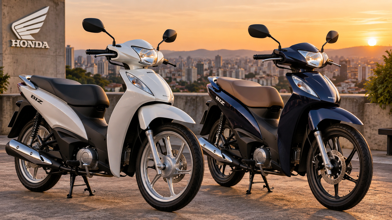 Honda Biz 125 2027 chega com novidades e preços que podem surpreender quem procura uma moto econômica para trabalhar e usar todos os dias