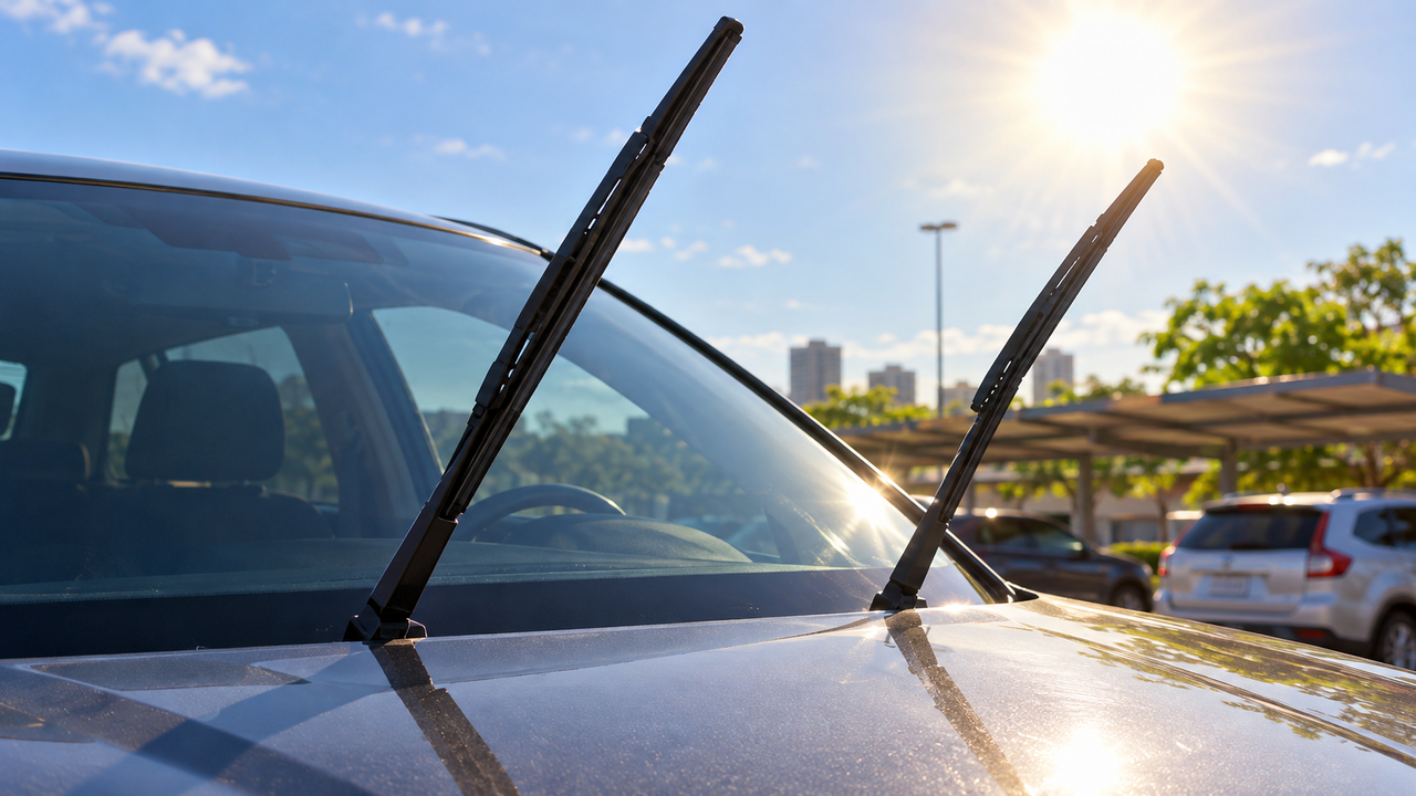Antes de deixar o carro no sol forte, motoristas experientes levantam o limpador de para-brisa por um motivo simples que pode ajudar a preservar a borracha e evitar desgaste precoce