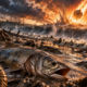 Peixes fossilizados encontrados em um sítio podem ter preservado as primeiras horas do fim dos dinossauros, com animais enterrados vivos enquanto os destroços ainda caíam do céu