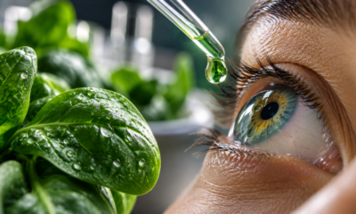 Espinafre dentro dos olhos? Cientistas testam estruturas da planta em camundongos para fazer células produzirem energia usando luz