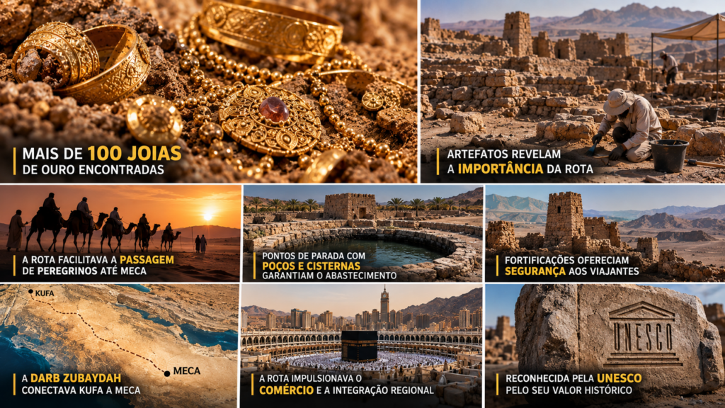 Arqueólogos encontram mais de 100 joias de ouro enterradas há séculos e o tesouro revela um detalhe surpreendente sobre uma antiga rota de peregrinação