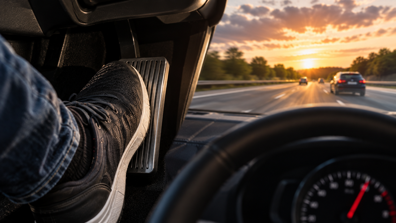 O truque escondido no acelerador que permite passar pelo limitador de velocidade quando o motorista mais precisa