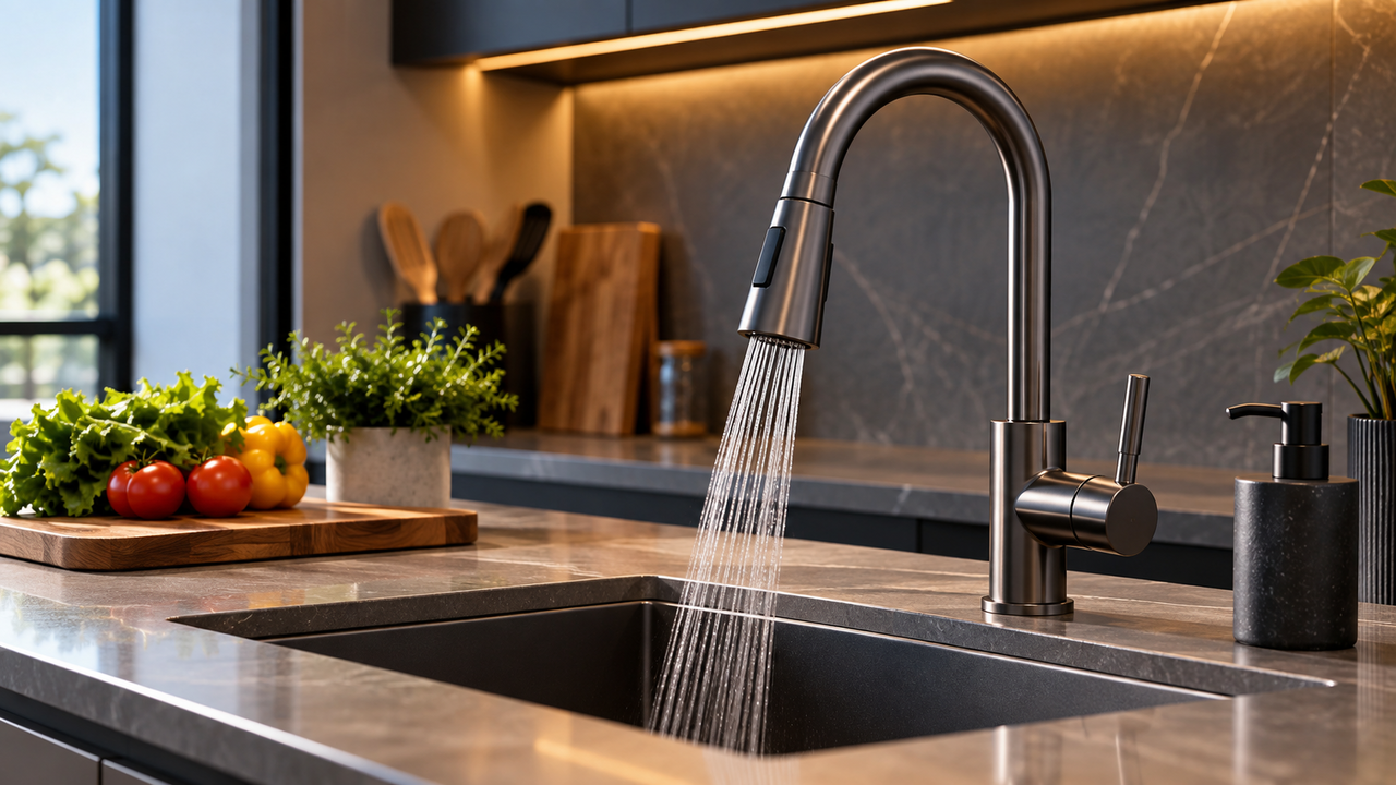 As torneiras cromadas ficaram para trás: o novo modelo que está conquistando cozinhas por ser mais bonito e muito mais funcional