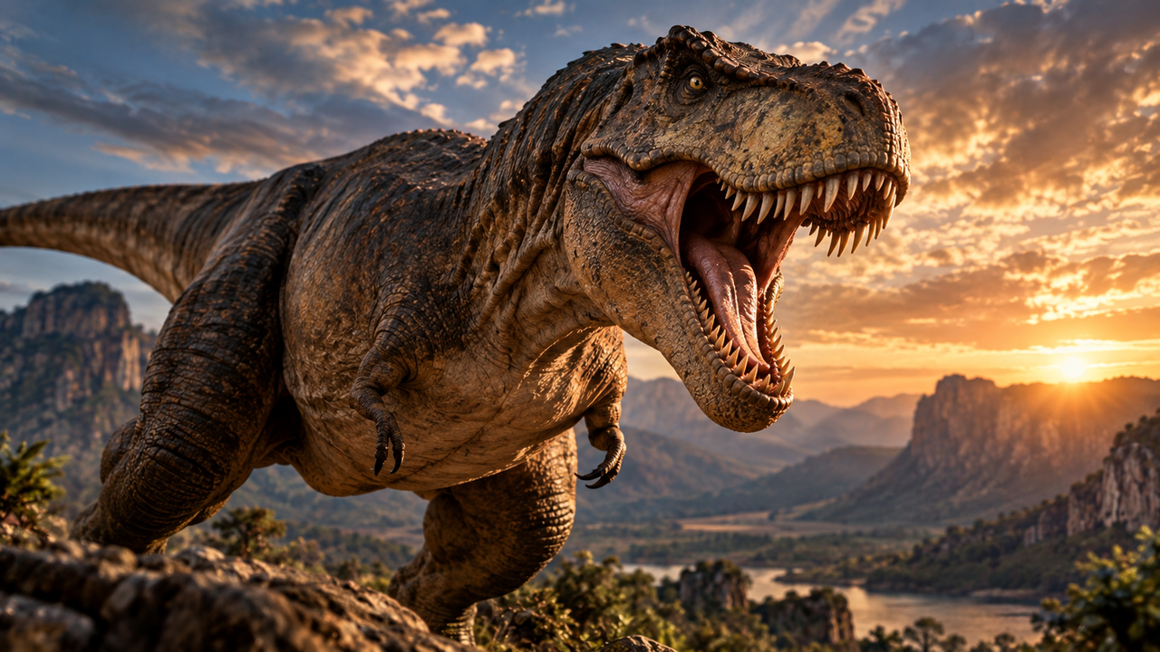 Por que o T. rex tinha braços tão pequenos? Cientistas apontam que a resposta pode estar na força absurda de sua mordida