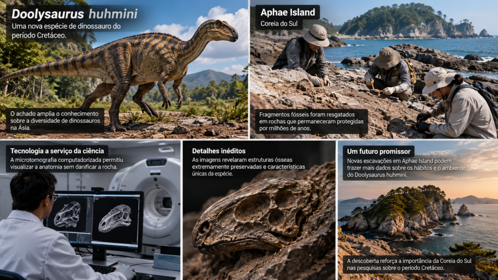 Fóssil aparentemente comum escondia uma descoberta impressionante: um pequeno dinossauro que nunca havia sido identificado