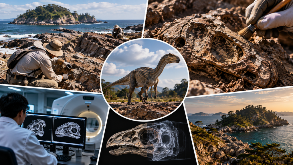 Fóssil aparentemente comum escondia uma descoberta impressionante: um pequeno dinossauro que nunca havia sido identificado