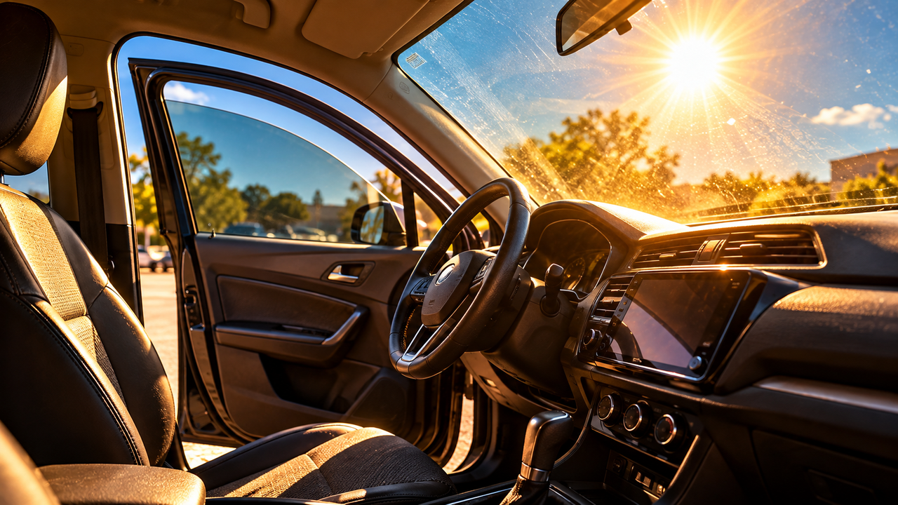 Entrou no carro depois de deixá-lo horas no sol e encontrou uma verdadeira sauna? Este truque simples pode ajudar a retirar rapidamente o ar quente antes de começar a dirigir