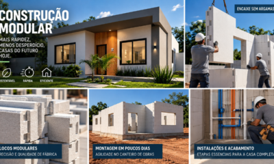 Parece brincadeira de criança: blocos enormes se encaixam igual LEGO, sem argamassa, e permitem levantar as paredes de uma casa em poucos dias