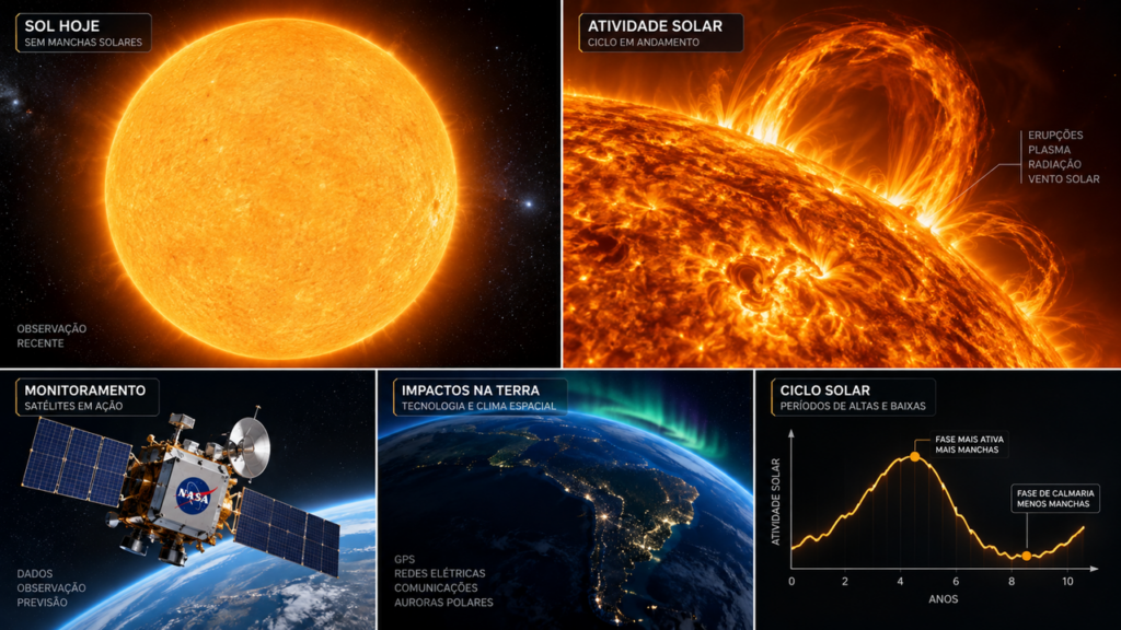Algo inesperado aconteceu com o Sol: pela primeira vez desde fevereiro, enquanto cientistas monitoravam de perto todas as manchas desapareceram
