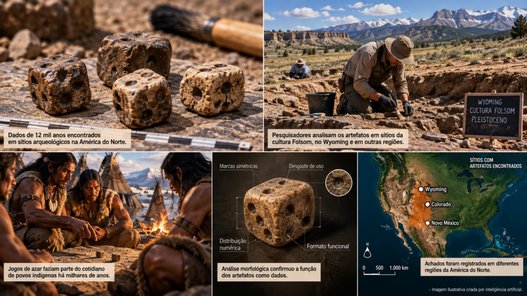 Há 12 mil anos já existiam jogos de apostas? Arqueólogos encontram antigos dados na América e revelam como povos pré-históricos já desafiavam a sorte