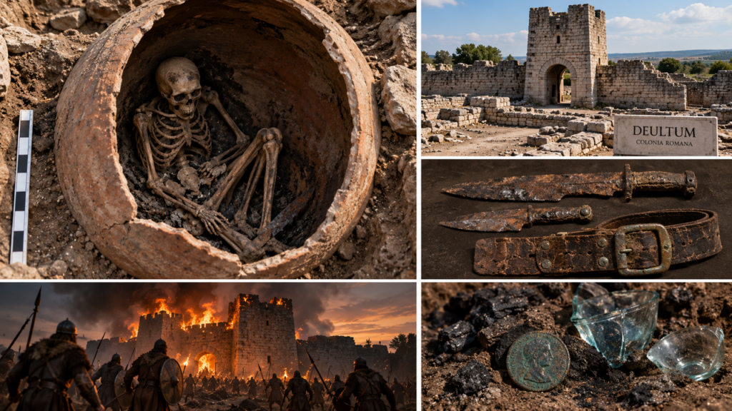 Homem tenta escapar de um ataque há 1.600 anos, se esconde dentro de um enorme vaso de cerâmica, fica preso e acaba encontrado por arqueólogos