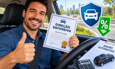 Motoristas podem pagar menos no seguro do carro: o certificado de direção defensiva pode ajudar na hora de negociar a renovação da apólice