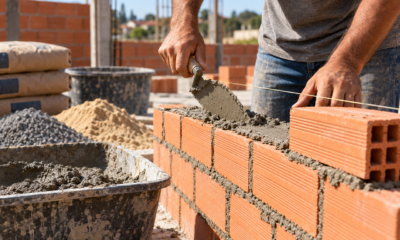 Antes de preparar a massa para levantar a parede, Pedreiro ensina a proporção de cimento, cal e areia que pode fazer diferença no rendimento e no custo da construção