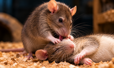 Quando um rato fica inconsciente, os companheiros não simplesmente vão embora: eles tentam reanimá-lo e podem até puxar sua língua