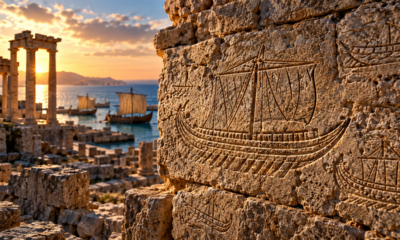 Templo construído há 3.000 anos guardava 23 navios escondidos nas pedras que arqueólogos só conseguiram enxergar décadas depois