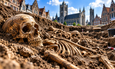 Cerca de 240 esqueletos são encontrados em antigo cemitério medieval e análises podem revelar doenças, alimentação e parentescos de uma sociedade de séculos atrás