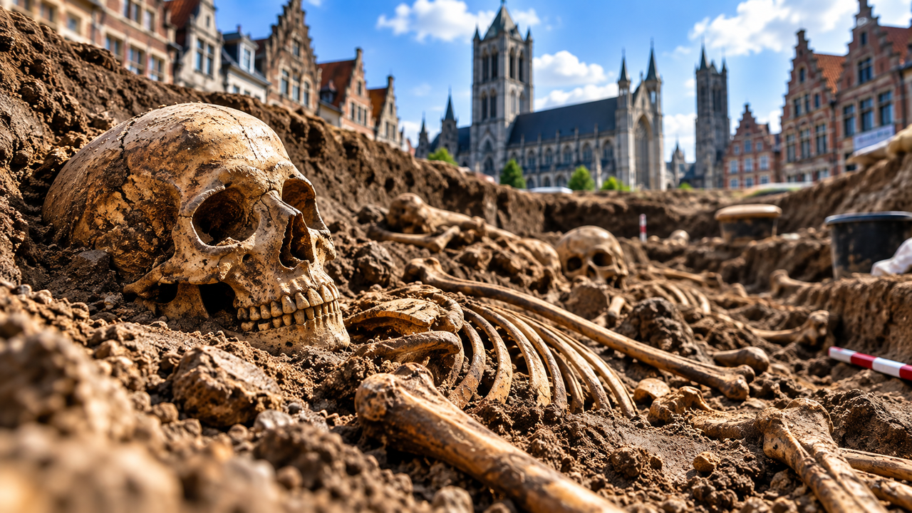 Cerca de 240 esqueletos são encontrados em antigo cemitério medieval e análises podem revelar doenças, alimentação e parentescos de uma sociedade de séculos atrás