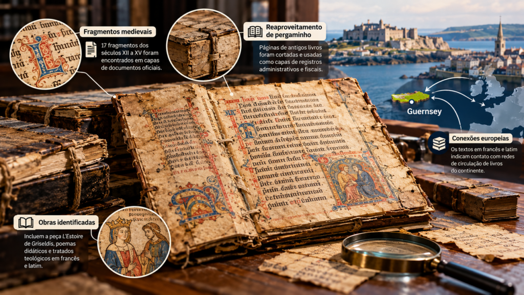 17 manuscritos medievais com até 800 anos estavam escondidos à vista de todos e sobreviveram por séculos após serem reciclados como capas de livros